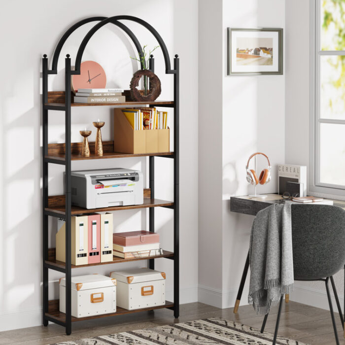 Emro Etagere Bookcase - Chic Decora