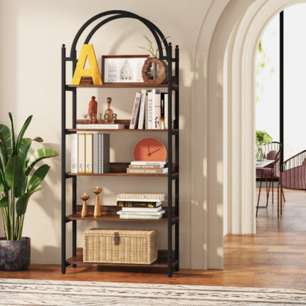 Emro Etagere Bookcase - Chic Decora