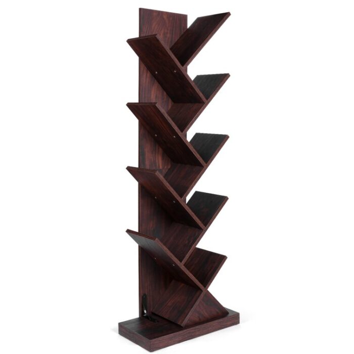 Enock Geometric Bookcase - Chic Decora