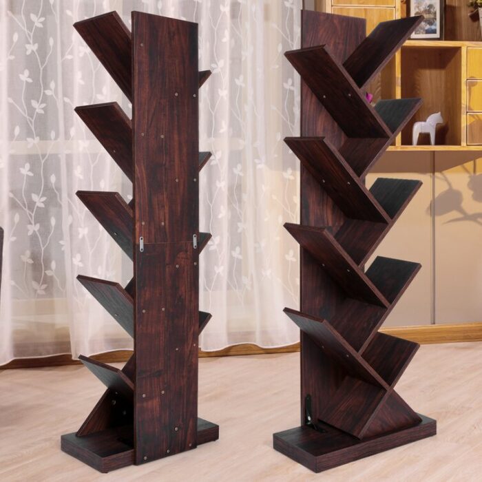 Enock Geometric Bookcase - Chic Decora