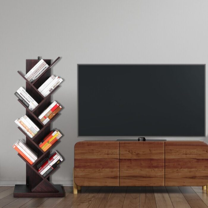 Enock Geometric Bookcase - Chic Decora