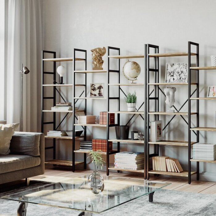 Etagere Bookcase - Chic Decora