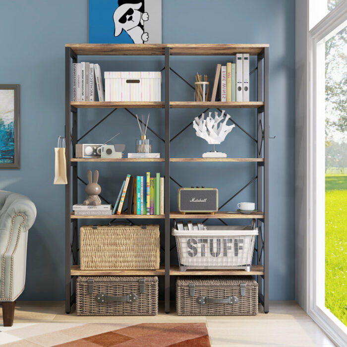 Etagere Bookcase - Chic Decora