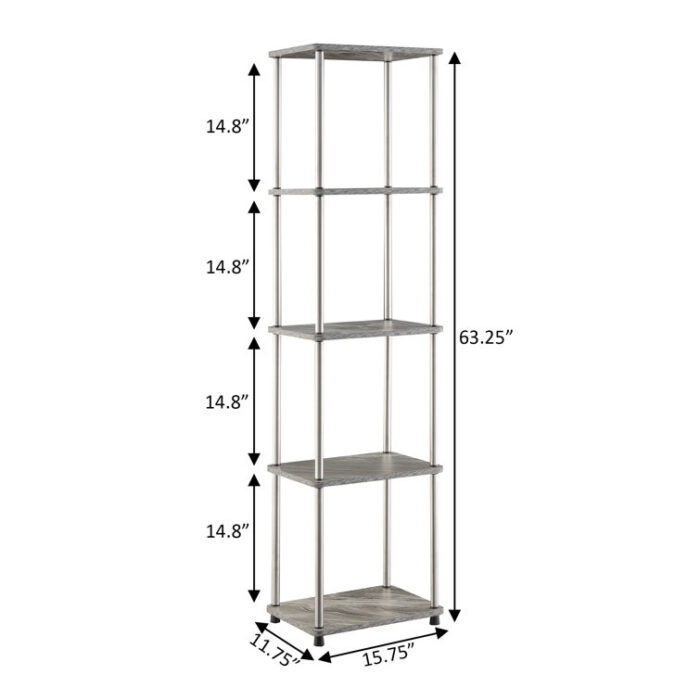 Etagere Bookcase - Chic Decora