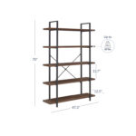 Etagere Bookcase - Chic Decora