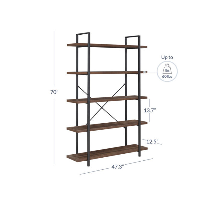 Etagere Bookcase - Chic Decora