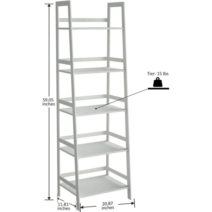 Etagere Bookcase - Chic Decora