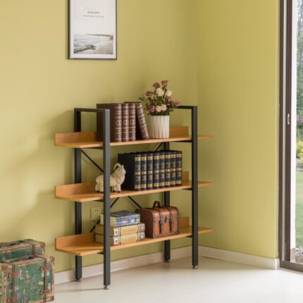 Shimer Geometric Bookcase - Chic Decora