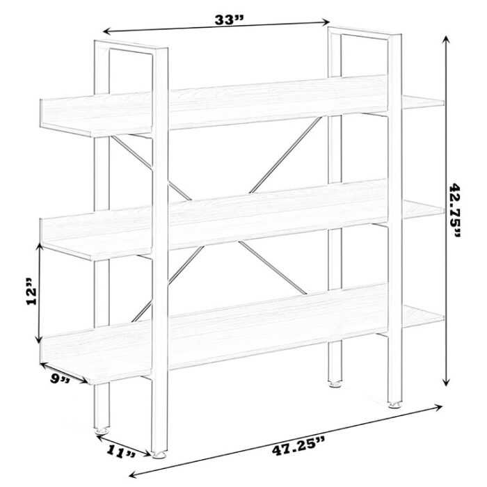 Etagere Bookcase - Chic Decora