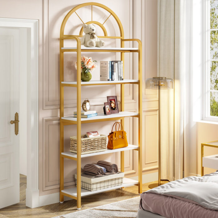 Etagere Bookcase - Chic Decora