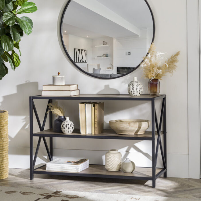 Eulas Etagere Bookcase - Chic Decora