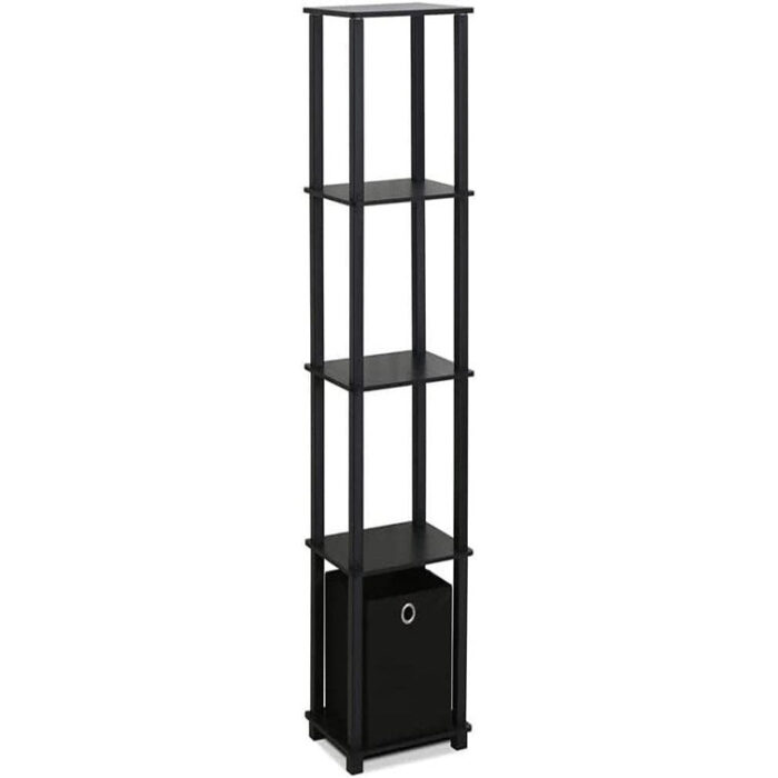 Evianna Etagere Bookcase - Chic Decora