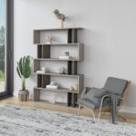 Ezra Geometric Bookcase - Chic Decora