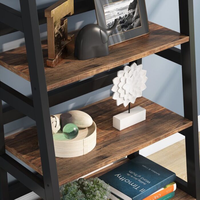 Fatoumata Ladder Bookcase - Chic Decora