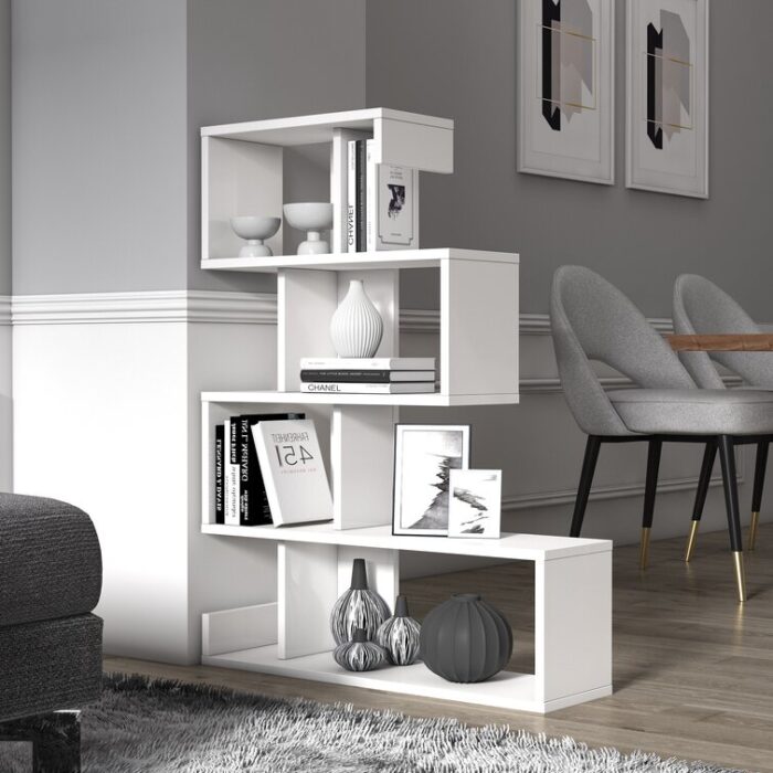 Feleica Geometric Bookcase - Chic Decora