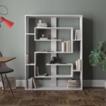 Fembra Geometric Bookcase - Chic Decora