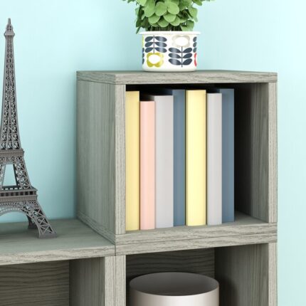 Standard Bookcase, with Flip Doors Free Standing Book Shelf for Living Room - Chic Decora