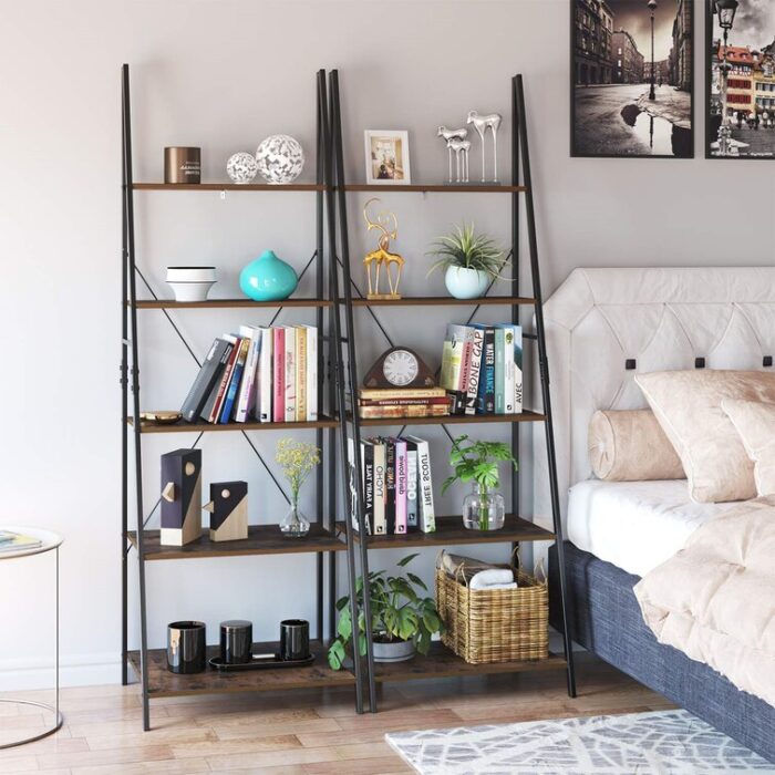 Forbell Ladder Bookcase - Chic Decora