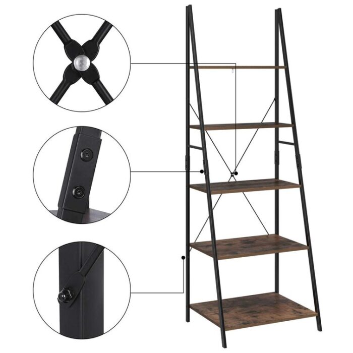 Forbell Ladder Bookcase - Chic Decora