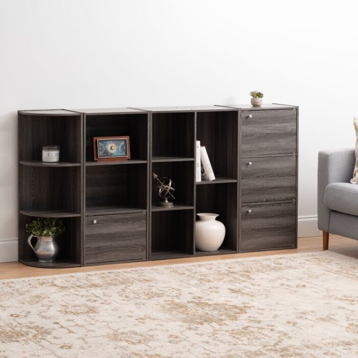 Geometric Bookcase - Chic Decora