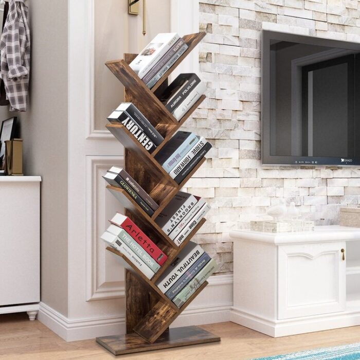 Geometric Bookcase - Chic Decora