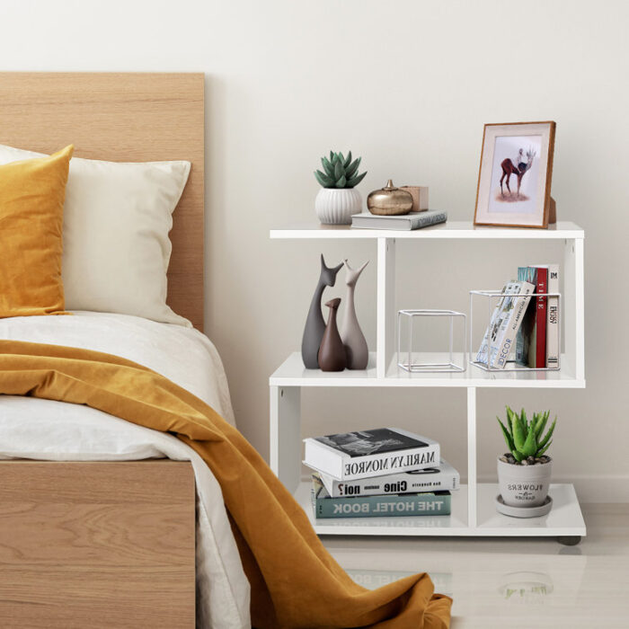 Geometric Bookcase - Chic Decora