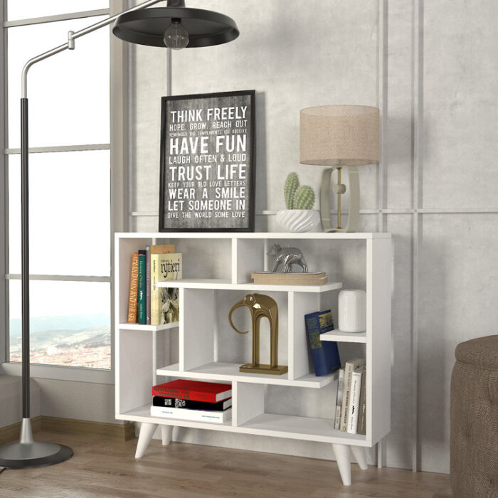 Geometric Bookcase - Chic Decora