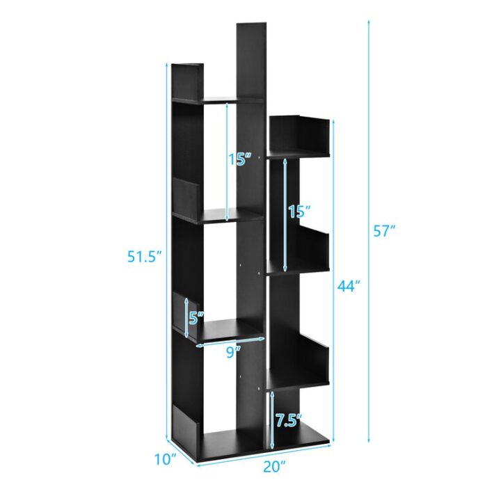 Geometric Bookcase - Chic Decora