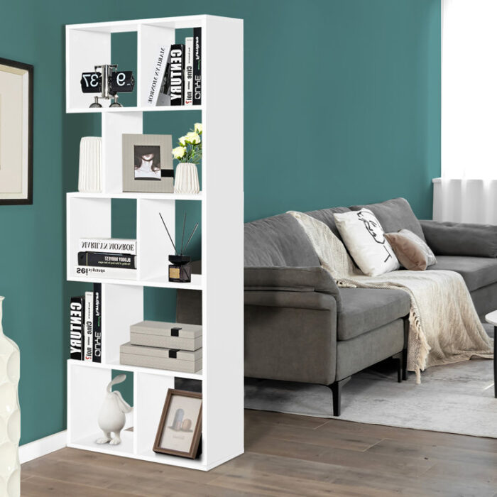 Geometric Bookcase - Chic Decora