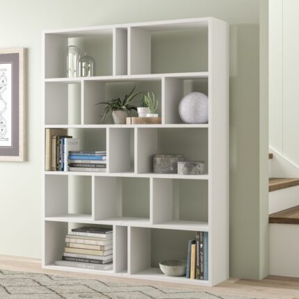 Geometric Bookcase - Chic Decora