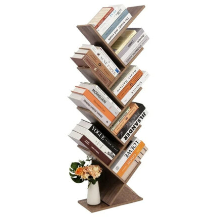 Geometric Tree Bookcase Shelf - Chic Decora