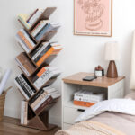 Geometric Tree Bookcase Shelf - Chic Decora