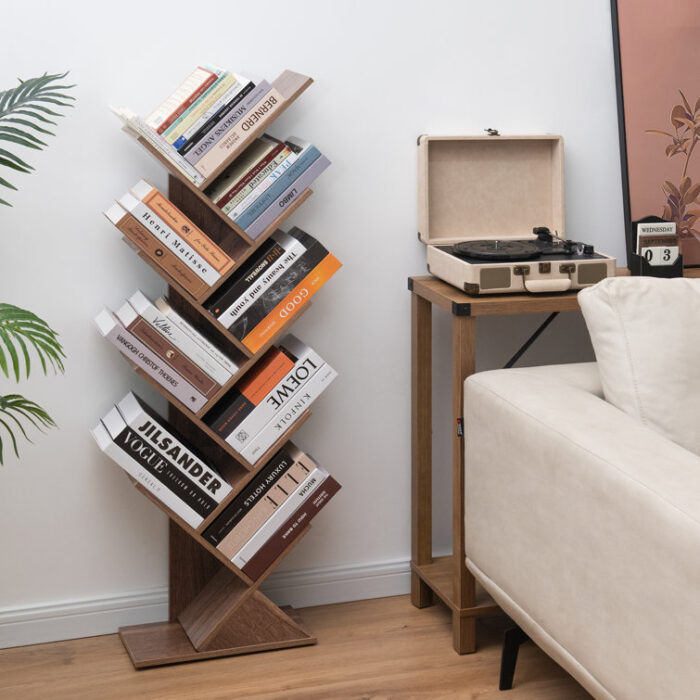 Geometric Tree Bookcase Shelf - Chic Decora