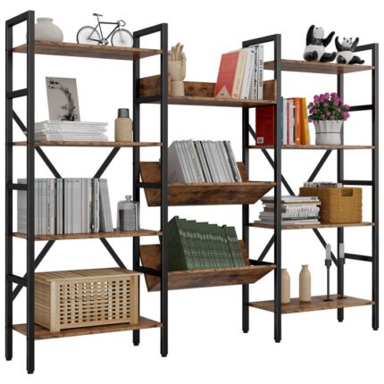 Gianmaria Step Bookcase - Chic Decora