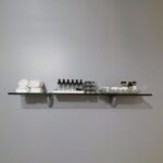 Glass Accent Shelf with Adjustable Shelves - Chic Decora