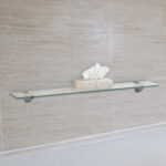 Glass Accent Shelf with Adjustable Shelves - Chic Decora