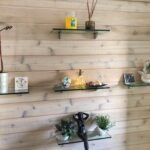 Glass Accent Shelf with Adjustable Shelves - Chic Decora