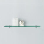 Glass Accent Shelf with Adjustable Shelves - Chic Decora