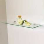 Glass Accent Shelf with Adjustable Shelves - Chic Decora