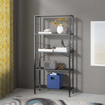 Umaiza Ladder Storage Bookcase - Chic Decora