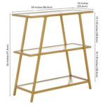 Haridutt 36″ H x 34″ W Steel Etagere Bookcase - Chic Decora