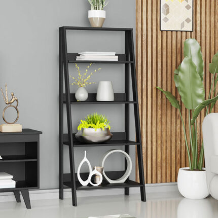 Hartaj Ladder Bookcase - Chic Decora