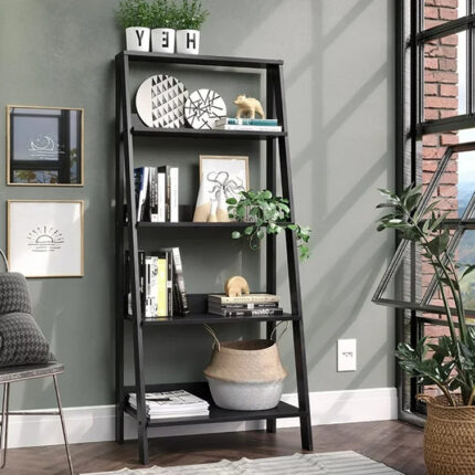 Hartaj Ladder Bookcase - Chic Decora