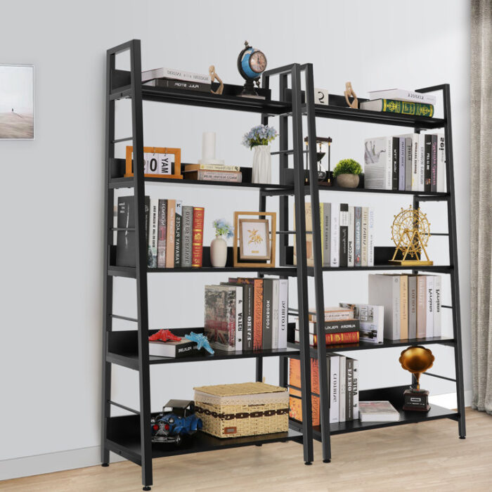 Hasnath Ladder Bookcase - Chic Decora