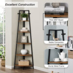 Hayrenik Corner Bookcase - Chic Decora