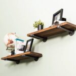 Tadwick Solid Wood Floating Shelf with Adjustable Shelves - Chic Decora