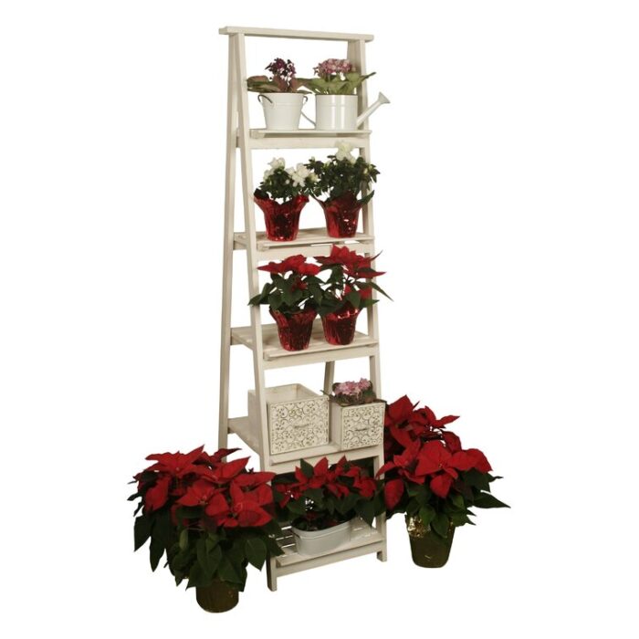 Highlandville Ladder Bookcase - Chic Decora