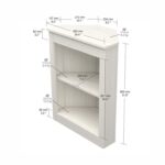 Huggard Corner Bookcase - Chic Decora