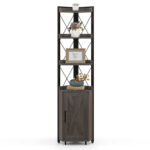 Imron Corner Storage Bookcase - Chic Decora