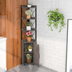 Imron Corner Storage Bookcase - Chic Decora